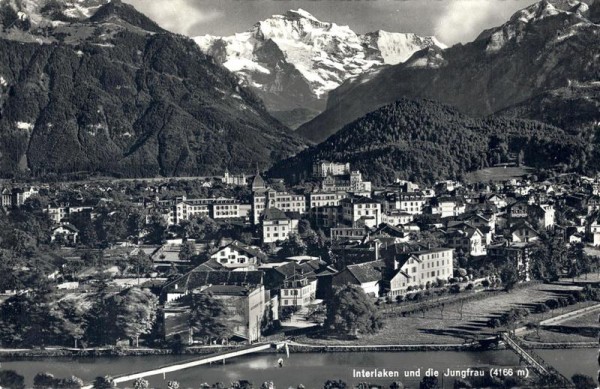 Interlaken und die Jungfrau Vorderseite