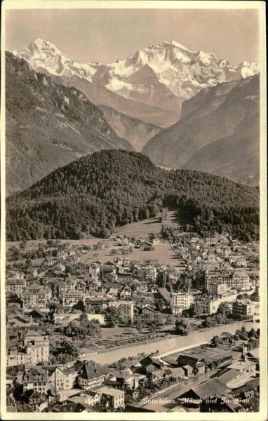 Interlaken, Mönch und Jungfrau Vorderseite