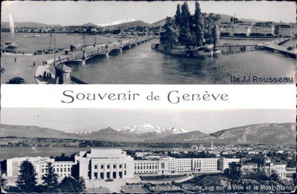 Souvenir de Genève Vorderseite
