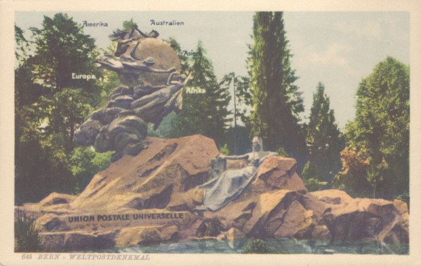 Bern - Weltpostdenkmal