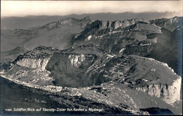 Schäfler, Blick auf Ebenalp Vorderseite