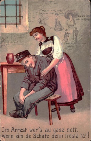 Im Arrest wer's au ganz nett... Vorderseite
