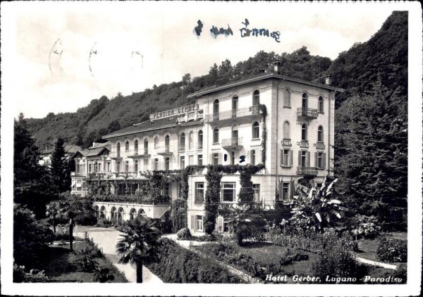Hotel-Gerber,Lugano -Paradiso Vorderseite