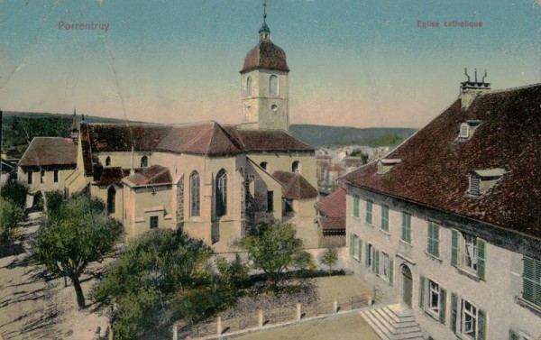 Porrentruy, Eglise catholique Vorderseite