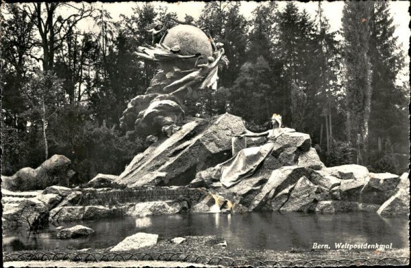 Bern - Weltpostdenkmal Vorderseite