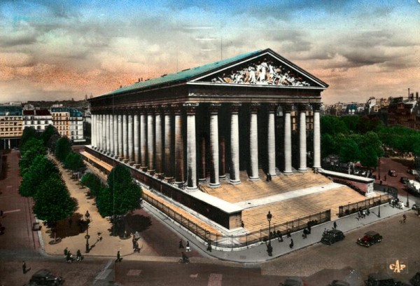 Paris, L'Eglise de la Madleine Vorderseite