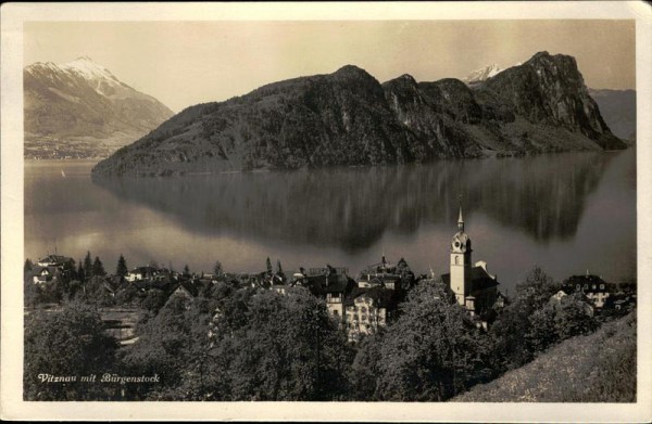 Vitznau mit Bürgenstock Vorderseite