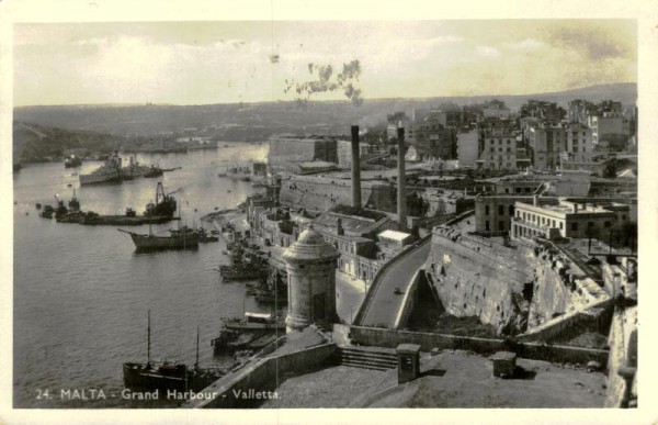 Valletta, Grand Harbour Vorderseite