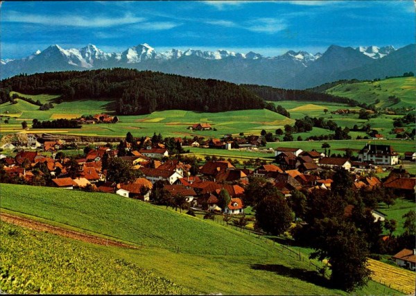 Riggisberg mit Eiger, Mönch und Jungfrau Vorderseite