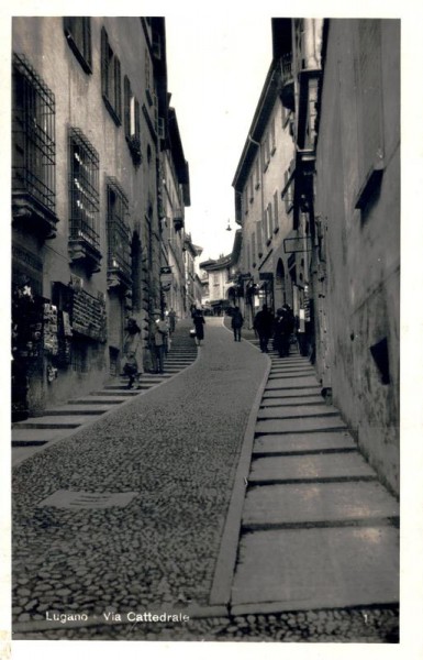 Lugano- Via Cattedrale Vorderseite