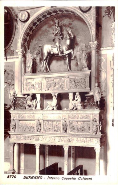 Bergamo - Interno Cappella Colleoni Vorderseite