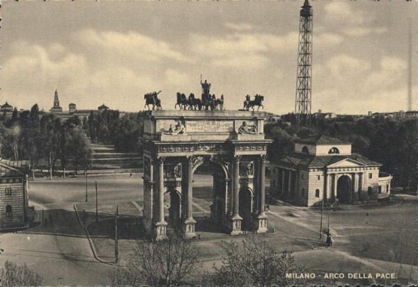 Milano, Arco della Pace Vorderseite