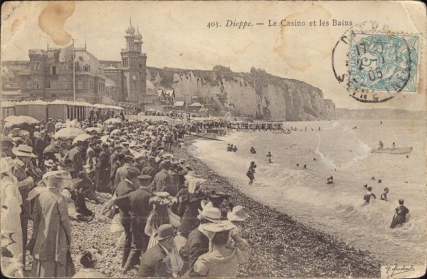 Dieppe, le Casino et les Bains