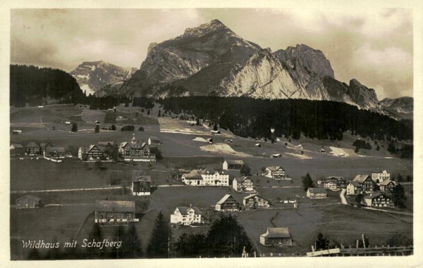 Wildhaus mit Schafberg Vorderseite