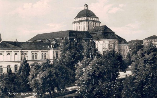 Zürich. Universität. 1924 Vorderseite