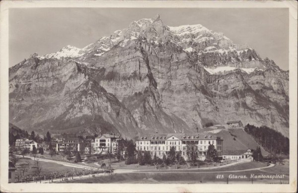 Glarus - Kantonspital. 1937