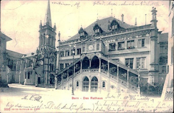 Bern - Das Rathaus Vorderseite
