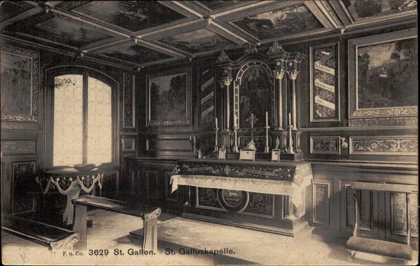 St. Gallen, St. Galluskapelle Vorderseite