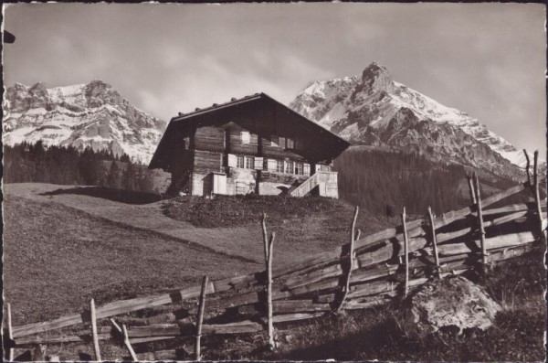 Adelboden Bauernhaus mit Grosslohner