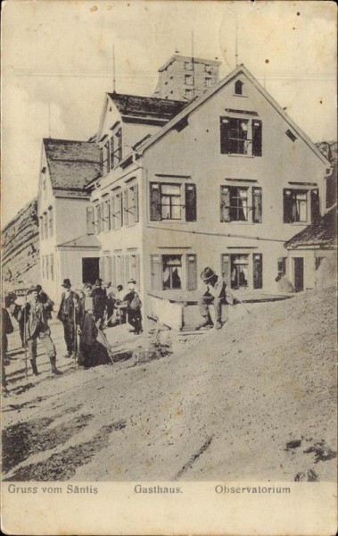 Gruss vom Säntis, Gasthaus  Vorderseite