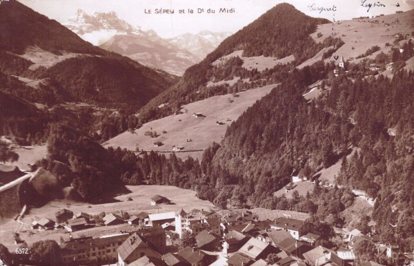 Le Sépey et la Dent du Midi