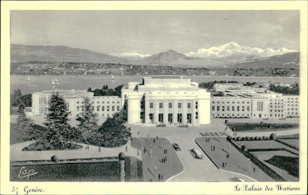 Le Palais des Nations (Genève) Vorderseite