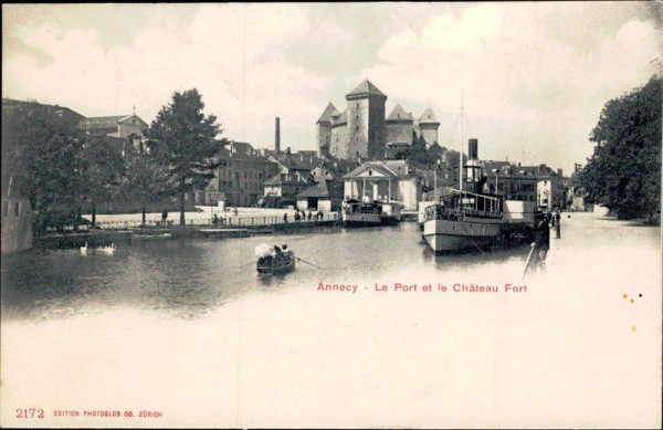 Anncecy - Le Port et le Chateau Fort Vorderseite