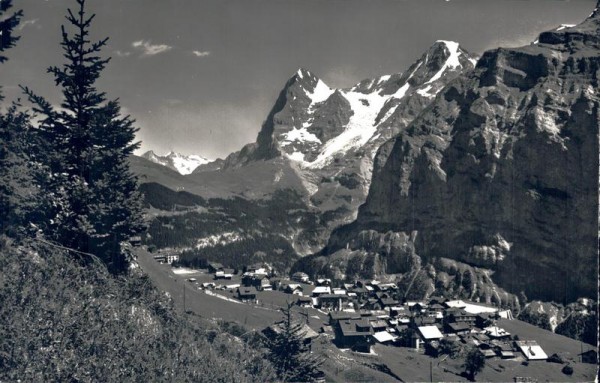 Mürren, Eiger u. Mönch Vorderseite