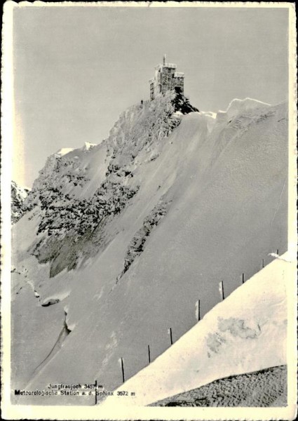 Jungfraujoch (3457 m) Vorderseite