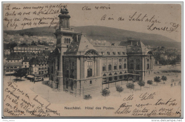 Neuchatel - Neuenburg - Hotel des Postes