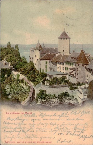 Le Château de Morat  Vorderseite