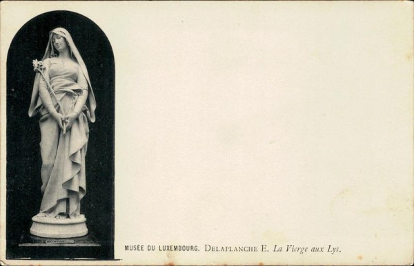 Musée du Luxembourg/Delaplanche E. LA Vierge aux Lys. Vorderseite