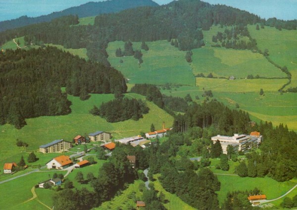 Zürcher Höhenklinik Wald, Post Faltiberg, Wald ZH - Flugaufnahmen Vorderseite