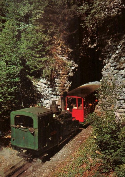 Brienz-Rothorn-Bahn, Planalpfluhtunnel Vorderseite