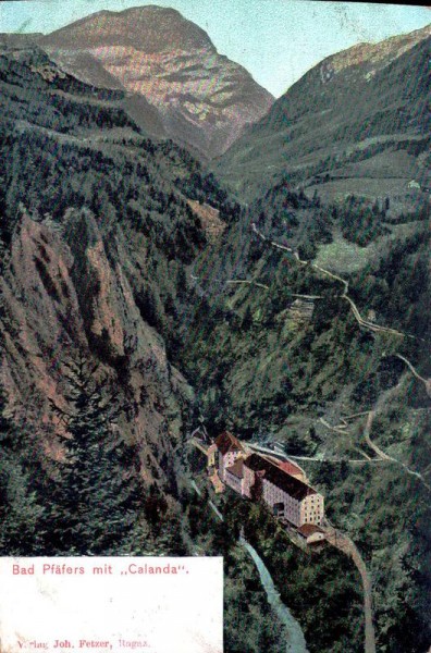 Bad Pfäffers mit "Calanda" Vorderseite