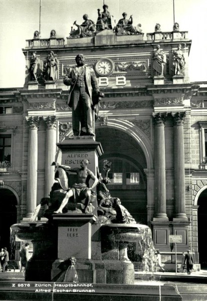 Zürich, Hauptbahnhof Vorderseite