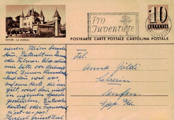 Nyon, Le Chateau Vorderseite