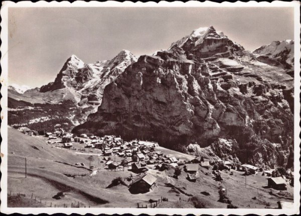 Murren - Eiger Mönch Jungfrau Gletscherhorn