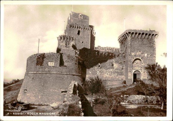 Assisi - Rocca Maggiore Vorderseite