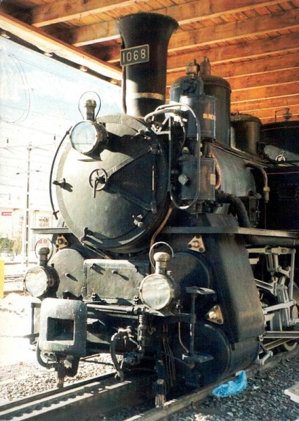 Lok 1068 Jg. 1926, Ballenberg-Dampfbahn Vorderseite