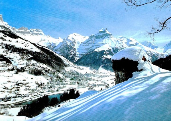 Blick gegen Hahnen, Engelberg Vorderseite