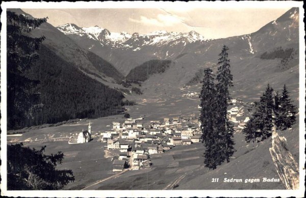 Sedrun gegen Badus  Vorderseite