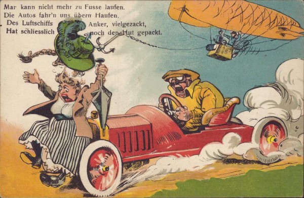 Man kann nicht mehr zu Fusse laufen... Vorderseite