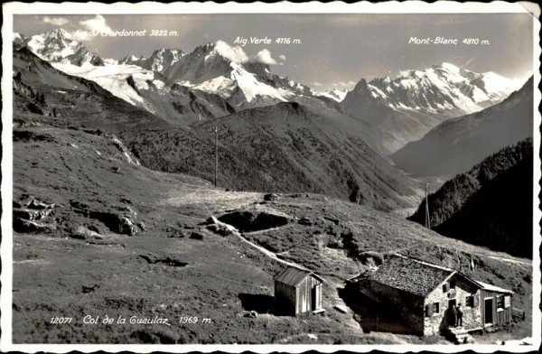 Col de la Gueulaz Vorderseite
