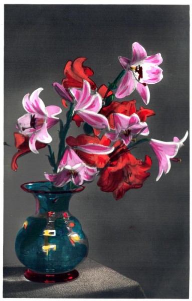 Blumestrauss in Vasse Vorderseite