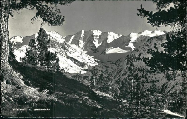 Piz Palü (3900 m) und Bellavista Vorderseite