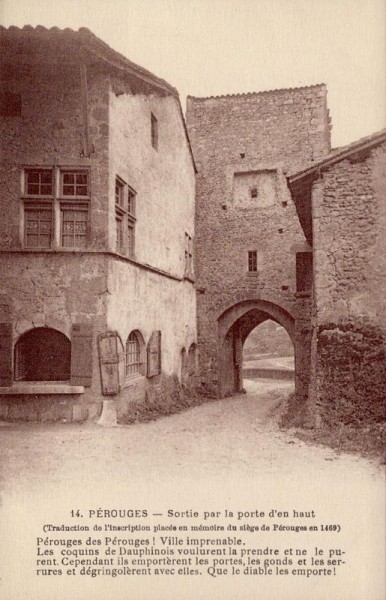 Pérouges Vorderseite
