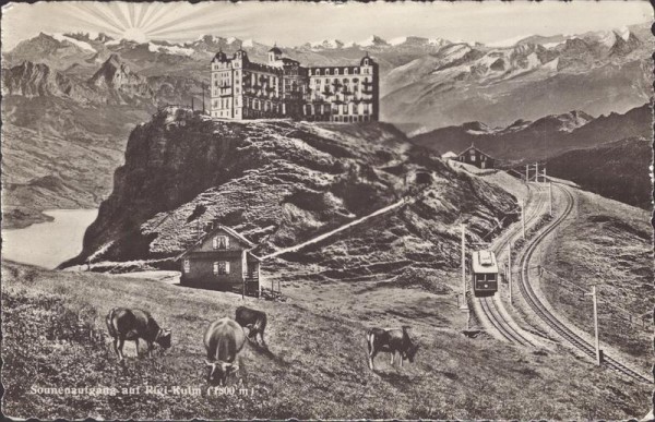 Rigi-Kulm (1800 m) Vorderseite