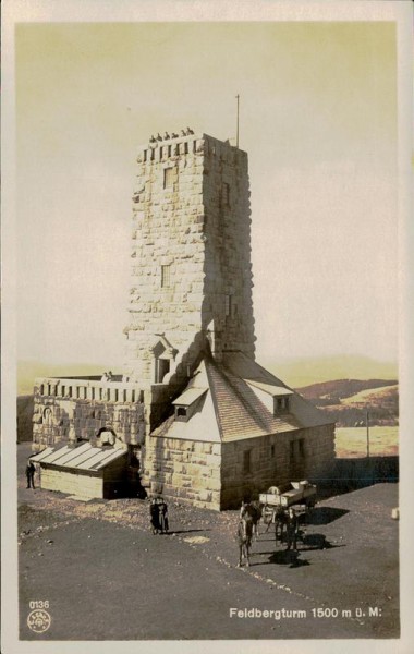 Feldbergturm 1500 m. ü. M. Vorderseite
