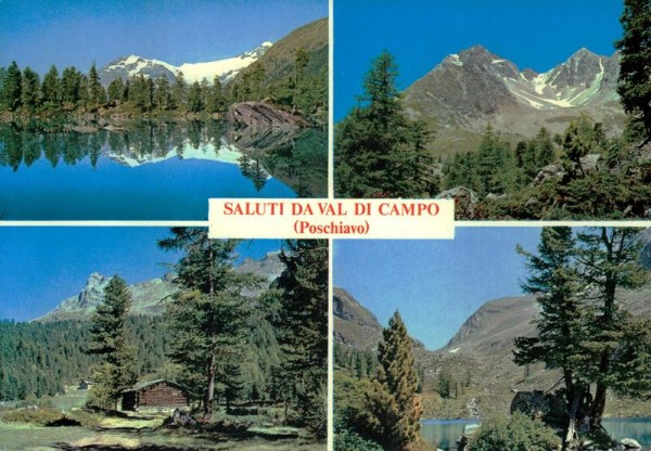 Saluti da Val di Campo, Poschiavo Vorderseite